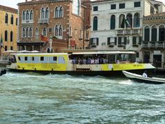 Vaporetto on the Grand Canal in Venice