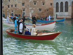 Venetian masks at Carnival of Venice 2017