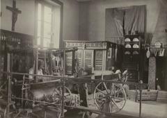 Photo of a Breton bedroom reconstitution by Auguste Le Couturier, 1913