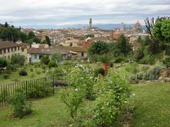 Giardino delle Rose in Florence with vibrant flowers and scenic pathways