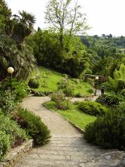 view of Giardino delle Rose in Piazzale Michelangelo, Florence