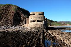 Bunker at Punta de Getares in Algeciras, Andalusia, Spain