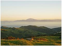 Scenic view of Africa from Tarifa in Spain