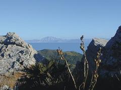 Scenic view of the Strait of Gibraltar