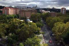 Paseo de la Florida street view in Madrid