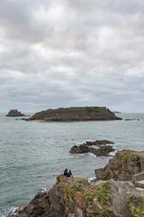 Grand Bé and Petit Bé in Saint-Malo, France