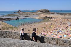 Saint-Malo beach swimming pool