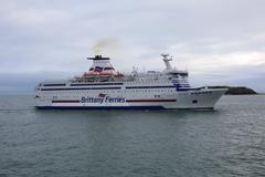 MV Bretagne entering the port of Saint-Malo