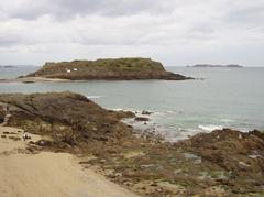 Grand Bé view from Saint-Malo