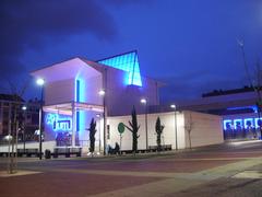 Artium museum at night in Vitoria-Gasteiz, Basque Country