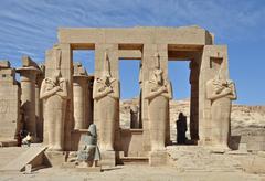 Luxor Ramesseum ancient ruins