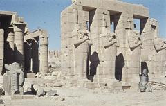 Ramesseum in Egypt, 1959