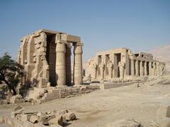 Mortuary Temple of Ramesses II in Thebes-West northwest of Luxor, Egypt