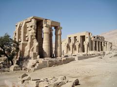 Temple of Ramses II in Thebes-West