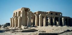 Ruins of Ramesseum in Egypt