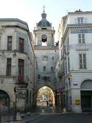 Tour de la Grosse Horloge north side in La Rochelle, France