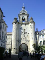 La Grosse Horloge de la Rochelle viewed from Cours des Dames