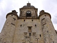 Grosse Horloge tower in La Rochelle, France