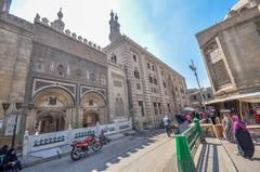 Al-Azhar Mosque and University, Minaret of Qunsah al-Ghuri on the right