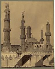 Caire Mosquée el-Azhar general view of minarets