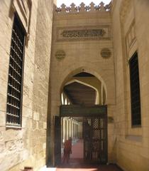 interior gate at Al Azhar Mosque and University in Cairo near women only area