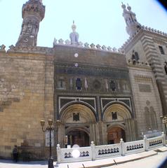 Al Azhar Mosque and University entrance in Cairo's Islamic district