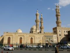 Al-Azhar Mosque from street view