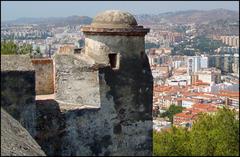 Malaga Alcazaba in Spain