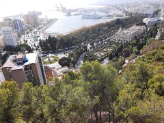 Alcazaba fortress and palace in Málaga, Spain.