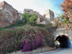 Alcazaba in Málaga, Spain, ancient Moorish fortress and palace