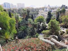 Die Alcazaba in Málaga, Spanien, eine maurische Festung und Palastanlage.