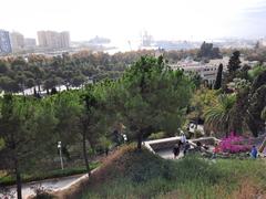 Alcazaba fortress and palace in Málaga, Spain