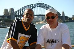 Christoph Spendel with Kevin Haynes in Sydney