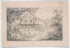 Colonial Secretary's House drawing by Fanny Macleay