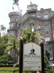 Sign in front of the Henry B. Plant Museum at the University of Tampa