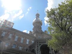 Worm's eye view of Moorish spires at HB Plant Hall, University of Tampa