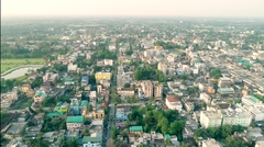 Cooch Behar city from above