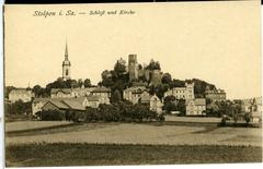 Stolpen Castle with Church