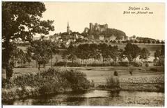 view from Altstadt to Stolpen in 1913