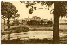 view of Stolpen town in 1913