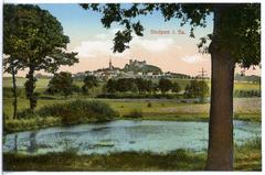 Panoramic view of Stolpen in 1913