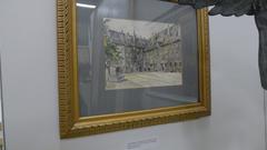 Adolf Hitler's watercolor of the Alter Hof in Munich