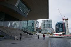 Boston Harborwalk and the Institute of Contemporary Art in South Boston