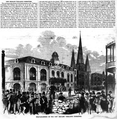 Ballou's Pictorial New Orleans Vigilance Committee 1858 illustration