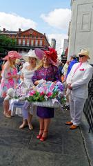 Easter Sunday parades in the French Quarter, New Orleans 2018