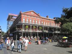 Jackson Square, Chartres Street side, French Quarter, New Orleans