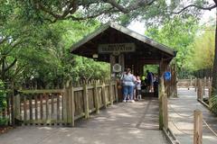 Main Camp Train Station at Jacksonville Zoo in Duval County, Florida