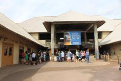 ticket booths at Jacksonville Zoo