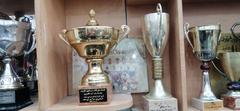 Al-Ramtha Sports Club championship trophies