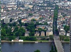 Museumsufer in Frankfurt featuring Museum der Weltkulturen, Filmmuseum, and Architecturmuseum